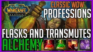 Classic Vanilla WoW Professions: Flasks and Transmutes Alchemy Guide World of Warcraft