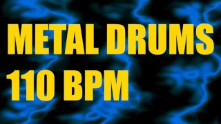 Metal Drums Only // 110BPM // Drum Backing Track