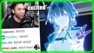 Gigguk and chat gets excited seeing MOMMY, chat starts barking...
