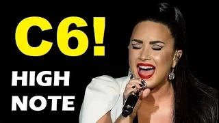 DEMI LOVATO - POWERFUL C6 NOTE! | BEST VOCALS & HIGH NOTES #3