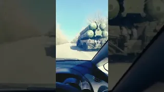 Russian S-300 on the road to Donbass