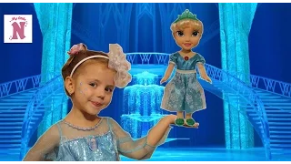 Куклы FROZEN Принцесса ЭЛЬЗА Распаковка игрушки Волшебство и магия Disney FROZEN Elsa doll