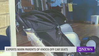 Child safety expert warns parents of dangerous knock off car seats