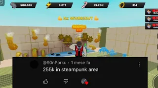 500k and 3T energy in steampunk area challenge from @Porkuccio5 | strongman simulator