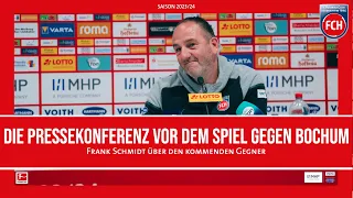 Die Pressekonferenz vor dem Spiel gegen den VfL Bochum