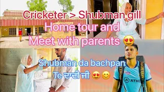 Indian Cricketer Shubman Gill - Home vlog [ Meet with family 🥰 ]