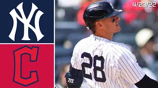 New York Yankees Vs. Cleveland Guardians | Game Highlights | 4/23/22