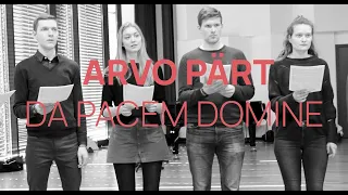 Arvo Pärt - Da pacem Domine