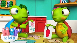 The Turtle Family Song 🐢 Songs for Kids & Nursery Rhymes by HeyKids