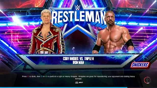 WWE 2K23 Cody Rhodes Vs Triple H
