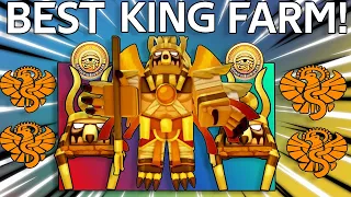 THE BEST CRYPT KING FARM! KING RA CRYPT?! (The House TD Roblox)