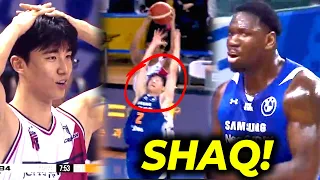 Hawak ulo sa talon ni Rhenz Abando, gustong iposterize ang mala-Shaquille O'Neal na import!