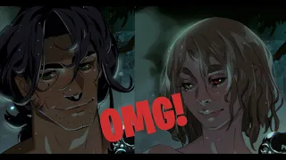 Melinoe and Odysseus Bathing Reaction | Hades 2 Early Access