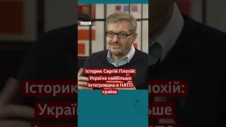 Історик Сергій Плохій: Україна найбільше інтегрована в НАТО країна #україна #нато #війна  #shorts