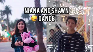 Niana Guerrero and Shawn Castro dancing to Justin Bieber’s song Intentions