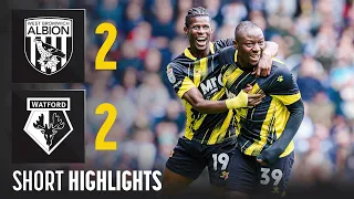 Kayembe Rocket In Baggies Draw 🚀 | West Bromwich Albion 2-2 Watford | Short Highlights