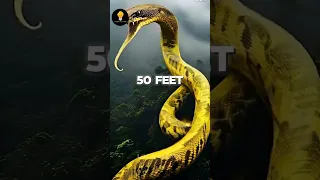 The world largest snake titanoboa 🐍 #science #sciencefacts #shorts