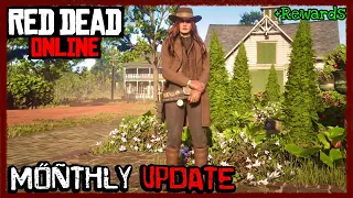 Red Dead Online April New Update FULL Roadmap Rewards & Free Items (RDR2 Monthly Update)