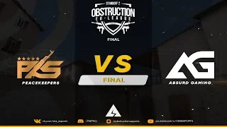 PeacekeeperS VS Absurd Gaming // Obstruction EU - League FINAL