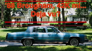 1988 Cadillac Brougham... 41,800 original miles! (Sold)