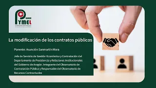 La modificación de los contratos públicos.