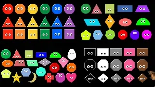 Shapes Collection Volume 2 - What Shape Is it? - The Kids' Picture Show (Fun & Educational Video)