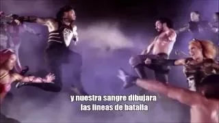 WWE Battleground 2016 theme song "this is a war" letra en español