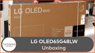 UNBOXING - LG OLED65G48LW - OLED evo 2024 65" G4 - Thomas Electronic Online Shop