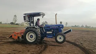 Farmtrac60 ne kar diya kamal फुल मट्टी इकठी करदी रूटर के आगे modified tractor