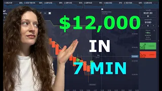 I made $12,000 in 7 min | Pocket option live trading