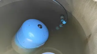Откачка дренажа из кессона и канализации бани. грунтовые воды