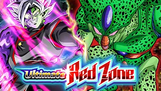 TEQ LR FUSION ZAMASU VS 1ST FORM CELL RED ZONE!! (DBZ: DOKKAN BATTLE)