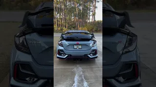 2020 Honda Civic Type-R exhaust clip