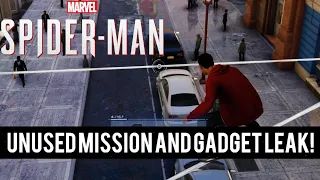 Unused Gadget and Mission LEAKED | Marvel's Spiderman