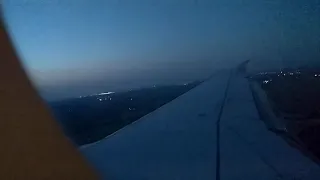 Посадка в Домодедово A320 ural Airlines
