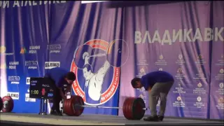 2016 Russian National Weightlifting  105 kg C+Jerk a