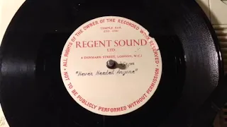 "Never Needed Anyone" Unknown & Unreleased UK 1966 Demo only Acetate, Psych, Mod !!!