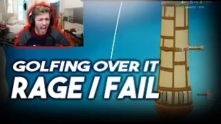TwitchMadness - Golfing Over It ! Rage / Fail Compilation