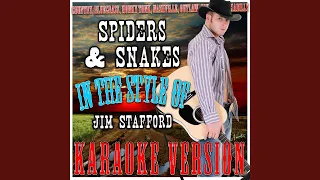 Spiders & Snakes (In the Style of Jim Stafford) (Karaoke Version)