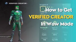 How to Get Verified Creator Role in wow mode | wow tutorial video | Pubgmobile