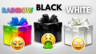 Choose Your Gift! 🎁 Rainbow, Black or White 🌈🖤🤍