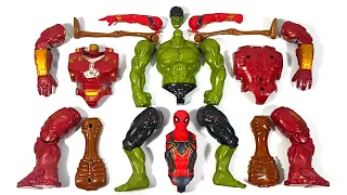 Merakit Mainan Siren Head Toys vs Spider-Man vs Hulk Smash vs Hulk Buster Marvel Avengers Superhero