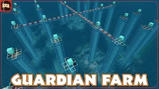 Drop Kill Guardian Farm EASY Tutorial For Minecraft 1.19 Bedrock