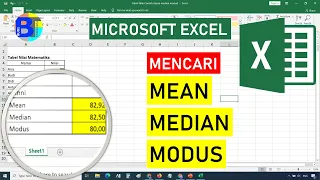 Cara Menghitung Mean, Median dan Modus di Excel || Belajar Excel