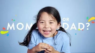 Who Do You Like Better, Mom or Dad? | 100 Kids | HiHo Kids