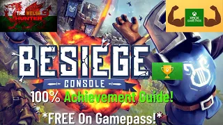 Besiege - 100% Achievement Guide! ALL Levels *Easiest Methods* (FREE On Gamepass!)