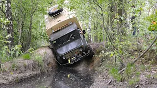 Taking My Oldtimer Truck Offroad, UNIMOG 404 Diesel Camper