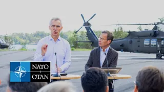 NATO Secretary General with the Prime Minister of Sweden 🇸🇪 Ulf Kristersson, 07 JUN 2024