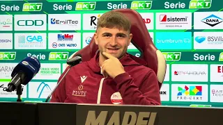 Manolo Portanova dopo il derby Reggiana-Parma 1-1