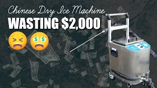 I Wasted $2,000 on a Chinese Dry Ice Car Detailing Cleaning Machine 😩😩